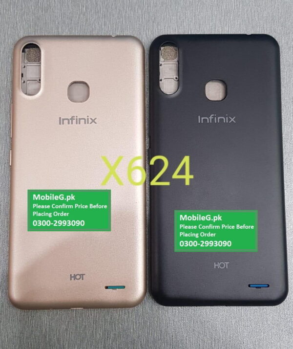 Infinix Hot 7 X624 Complete Housing Back Case & Middle Frame Buy In Pakistan