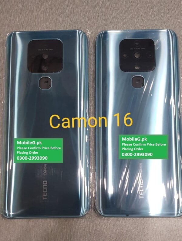 Tecno Camon 16 Complete Housing Back Case & Middle Frame Buy In Pakistan