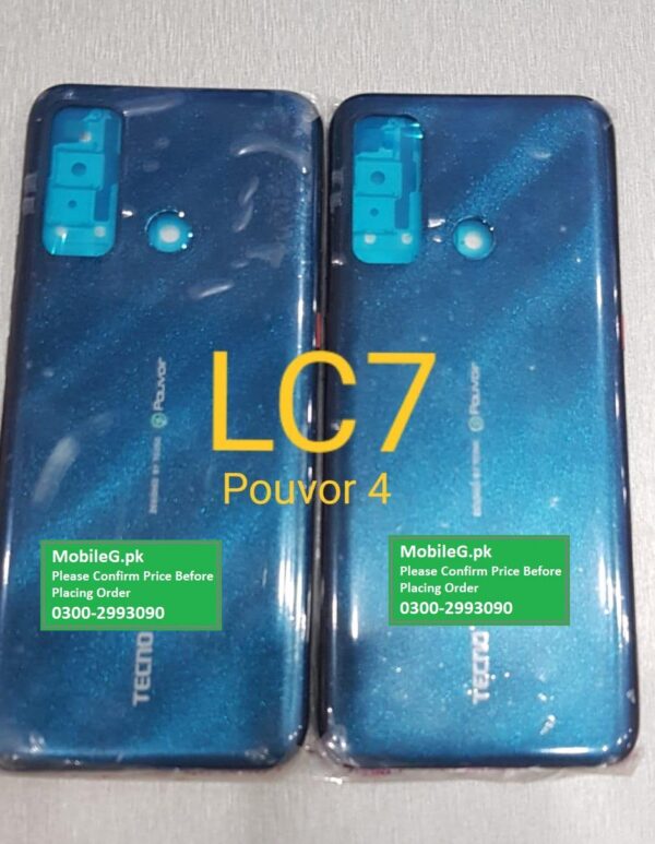 Tecno Pouvor 4 LC7 Complete Housing Back Case & Middle Frame Buy In Pakistan