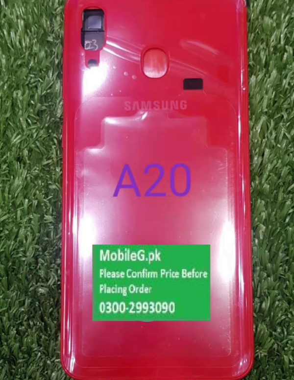 Samsung A20 Complete Housing Back Case & Middle Frame Buy In Pakistan