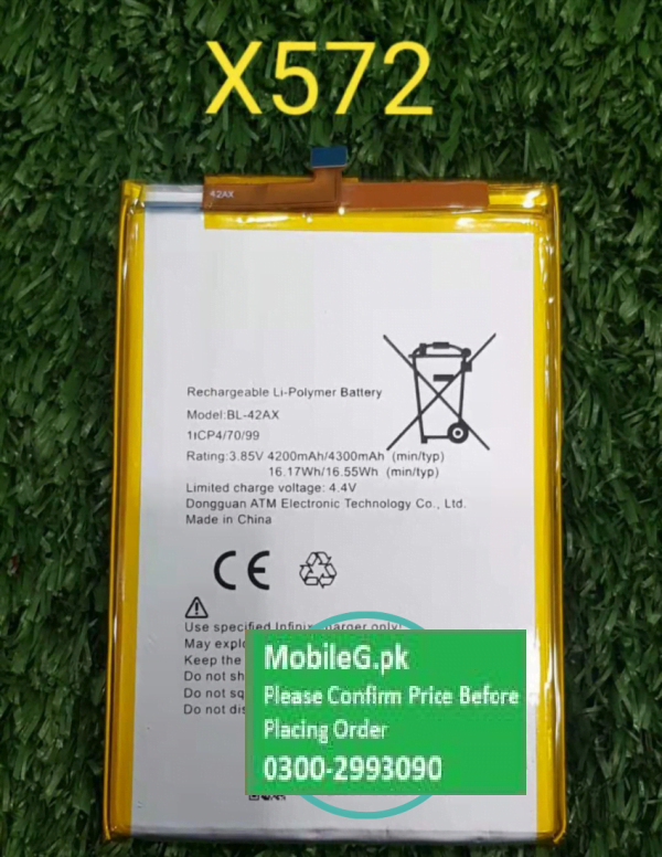Infinix Note 4 X572 Battery Buy In Pakistan